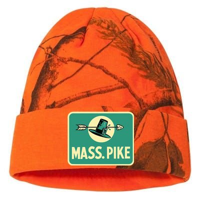 Mass Pike Road Sign Massachusetts Turnpike Route 90 Kati Licensed 12" Camo Beanie