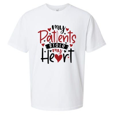 My Patients Stole My Heart Gift Nurse Gift Sueded Cloud Jersey T-Shirt