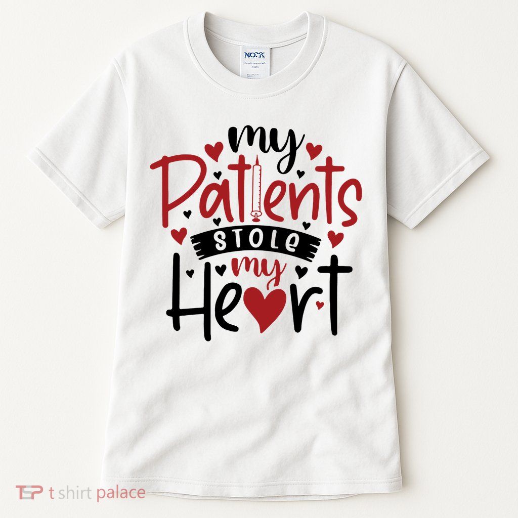 My Patients Stole My Heart Gift Nurse Gift Tall T-Shirt