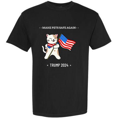 Make Pets Safe Again Patriotic Cat Garment-Dyed Heavyweight T-Shirt