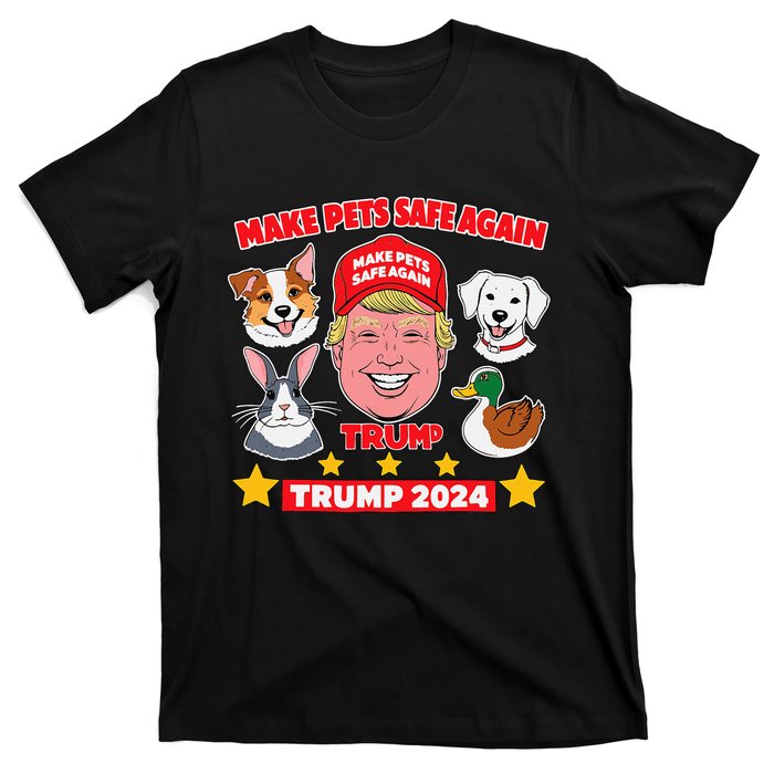 Make Pets Safe Again Trump 2024 Save Our Pets T-Shirt