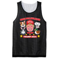 Make Pets Safe Again Trump 2024 Save Our Pets Mesh Reversible Basketball Jersey Tank