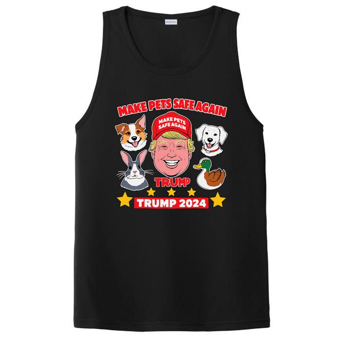 Make Pets Safe Again Trump 2024 Save Our Pets PosiCharge Competitor Tank