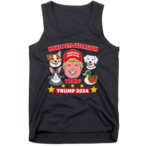 Make Pets Safe Again Trump 2024 Save Our Pets Tank Top