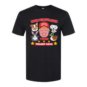 Make Pets Safe Again Trump 2024 Save Our Pets Softstyle CVC T-Shirt