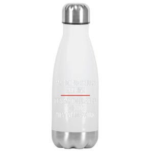 My People Skills Are Fine Funny Sarcastic Stainless Steel Insulated Water Bottle