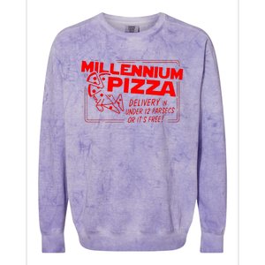 Millenium Pizza Space Wars Colorblast Crewneck Sweatshirt