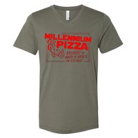 Millenium Pizza Space Wars V-Neck T-Shirt