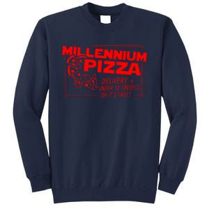 Millenium Pizza Space Wars Tall Sweatshirt