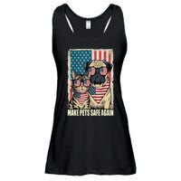 Make Pets Safe Again Trump Harris Debate Eating The Dogs Cat Gift Ladies Essential Flowy Tank