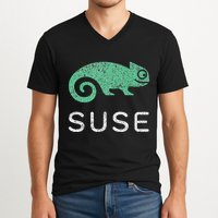 Multithreading Prodigy Suse Linux Software Programming V-Neck T-Shirt