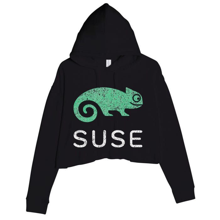 Multithreading Prodigy Suse Linux Software Programming Crop Fleece Hoodie