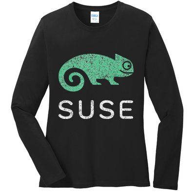 Multithreading Prodigy Suse Linux Software Programming Ladies Long Sleeve Shirt