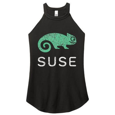 Multithreading Prodigy Suse Linux Software Programming Women's Perfect Tri Rocker Tank
