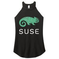 Multithreading Prodigy Suse Linux Software Programming Women's Perfect Tri Rocker Tank