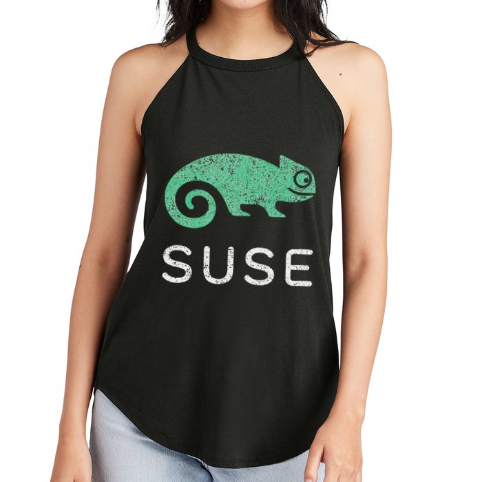 Multithreading Prodigy Suse Linux Software Programming Women's Perfect Tri Rocker Tank