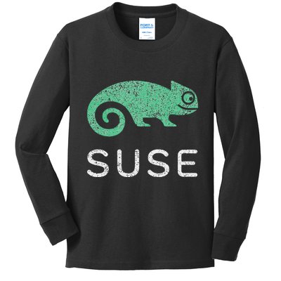 Multithreading Prodigy Suse Linux Software Programming Kids Long Sleeve Shirt