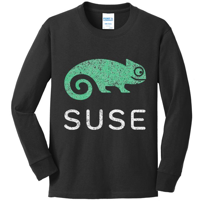 Multithreading Prodigy Suse Linux Software Programming Kids Long Sleeve Shirt