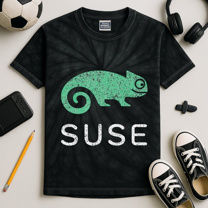 Multithreading Prodigy Suse Linux Software Programming Kids Tie-Dye T-Shirt