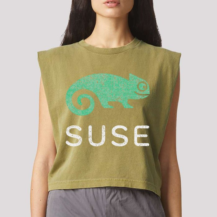 Multithreading Prodigy Suse Linux Software Programming Garment-Dyed Women's Muscle Tee