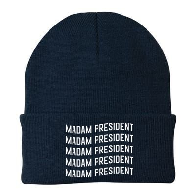 Madam President Show Your Support Kamala Harris Knit Cap Winter Beanie