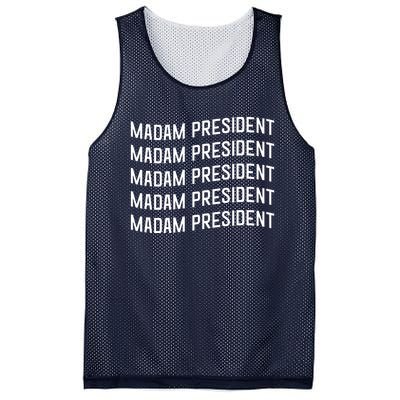 Madam President Show Your Support Kamala Harris Mesh Reversible Basketball Jersey Tank