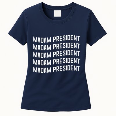 Madam President Show Your Support Kamala Harris Womens T-Shirt