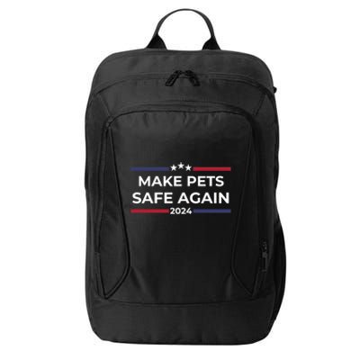 Make Pets Safe Again – Funny Pet Safety Awareness City Backpack