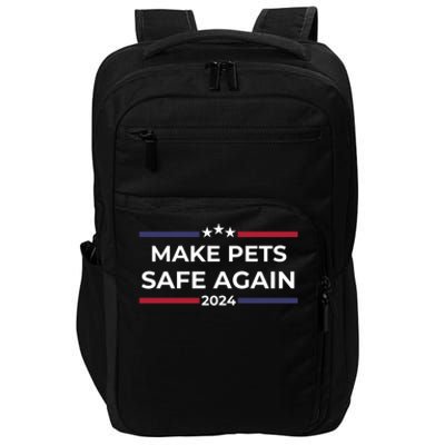 Make Pets Safe Again – Funny Pet Safety Awareness Impact Tech Backpack