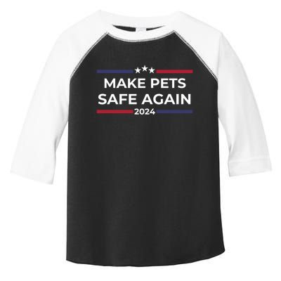 Make Pets Safe Again – Funny Pet Safety Awareness Toddler Fine Jersey T-Shirt