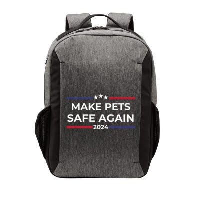 Make Pets Safe Again – Funny Pet Safety Awareness Vector Backpack