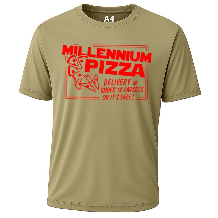 Millenium Pizza Space Wars Cooling Performance Crew T-Shirt