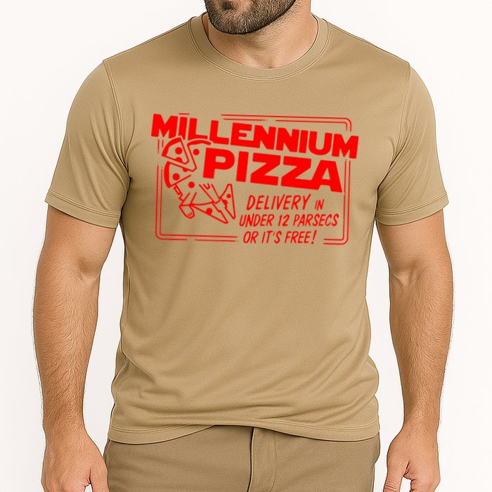 Millenium Pizza Space Wars Cooling Performance Crew T-Shirt