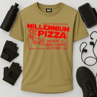 Millenium Pizza Space Wars Cooling Performance Crew T-Shirt