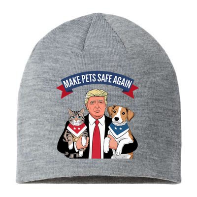 Make Pets Safe Again Cats And Dogs 2024 Trump Harris Debate Sustainable Beanie