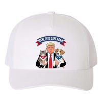 Make Pets Safe Again Cats And Dogs 2024 Trump Harris Debate Yupoong Adult 5-Panel Trucker Hat