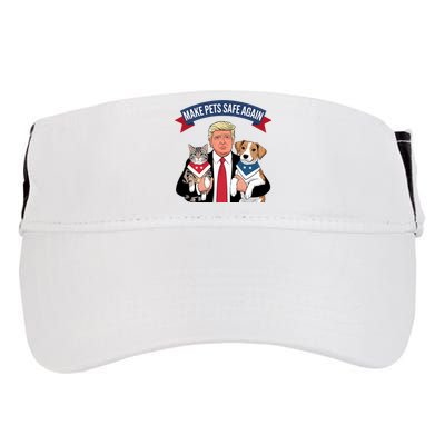 Make Pets Safe Again Cats And Dogs 2024 Trump Harris Debate Adult Drive Performance Visor