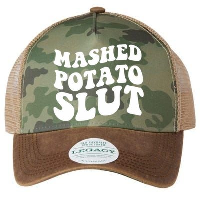 Mashed Potatoes Slut Matching Thanksgiving Friendsgiving Sweatshirt Legacy Tie Dye Trucker Hat