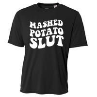 Mashed Potatoes Slut Matching Thanksgiving Friendsgiving Sweatshirt Cooling Performance Crew T-Shirt