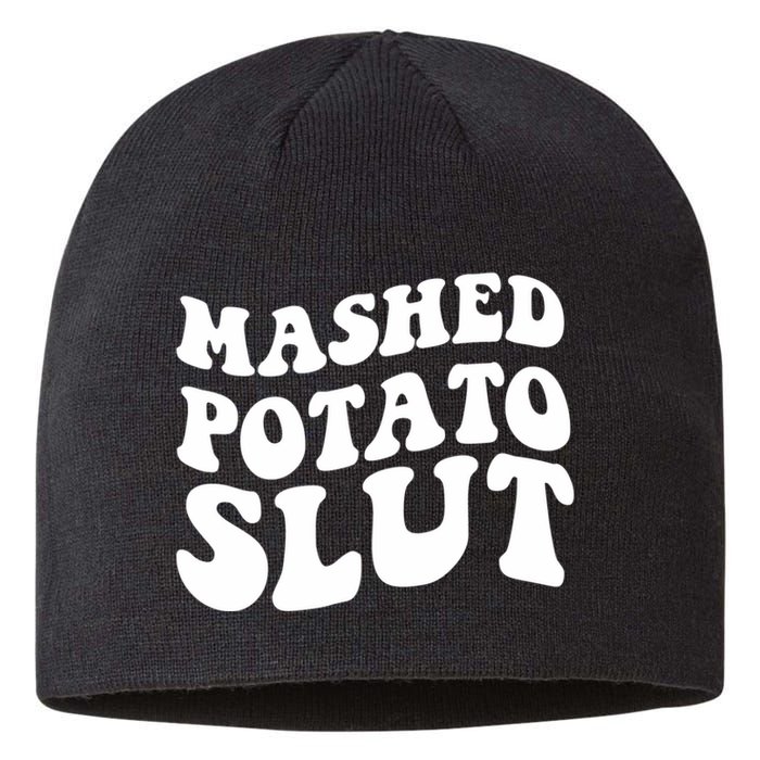 Mashed Potatoes Slut Matching Thanksgiving Friendsgiving Sweatshirt Sustainable Beanie