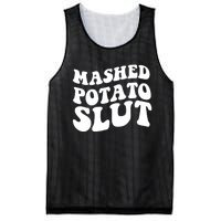 Mashed Potatoes Slut Matching Thanksgiving Friendsgiving Sweatshirt Mesh Reversible Basketball Jersey Tank