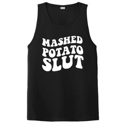 Mashed Potatoes Slut Matching Thanksgiving Friendsgiving Sweatshirt PosiCharge Competitor Tank