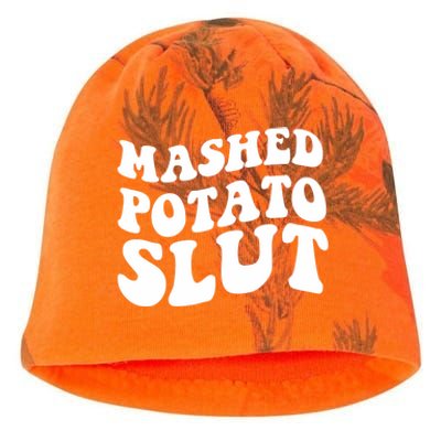 Mashed Potatoes Slut Matching Thanksgiving Friendsgiving Sweatshirt Kati - Camo Knit Beanie