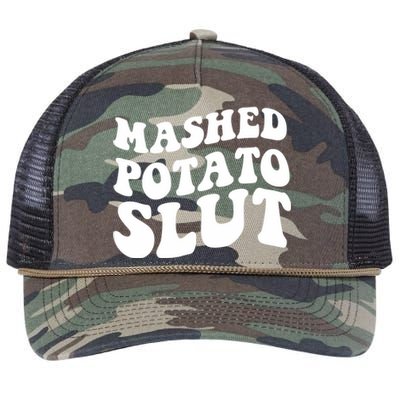 Mashed Potatoes Slut Matching Thanksgiving Friendsgiving Sweatshirt Retro Rope Trucker Hat Cap