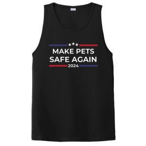 Make Pets Safe Again Funny Pet Safety Awareness PosiCharge Competitor Tank