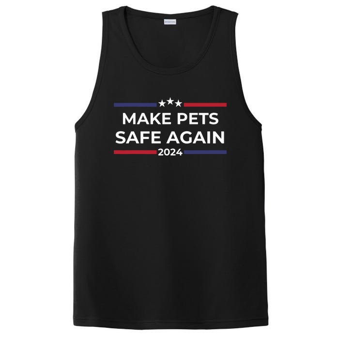 Make Pets Safe Again Funny Pet Safety Awareness PosiCharge Competitor Tank