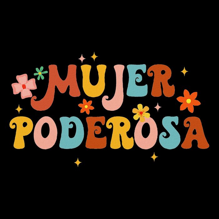 Mjer Poderosa Spanish Empowered Woman Latina Power Feminist Button