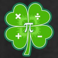 Math Pi Shamrock St Patricks Day Garment-Dyed Fleece Hoodie