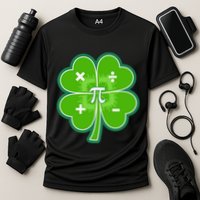 Math Pi Shamrock St Patricks Day Performance Shirt
