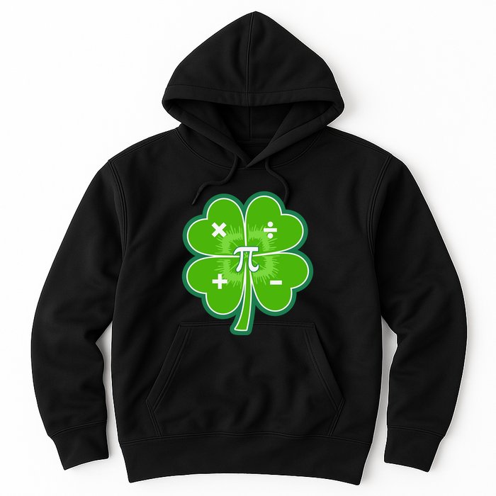 Math Pi Shamrock St Patricks Day Hoodie
